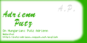 adrienn putz business card